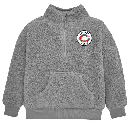 Infant & Toddler Chicago Bears 1/4 Zip Sherpa Top