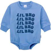 Baby Boys Lil' Bro Sweatshirt Bubble Romper rompers Onesies® Brand 