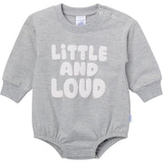 Baby Neutral Little and Loud Sweatshirt Bubble Romper rompers Onesies® Brand 