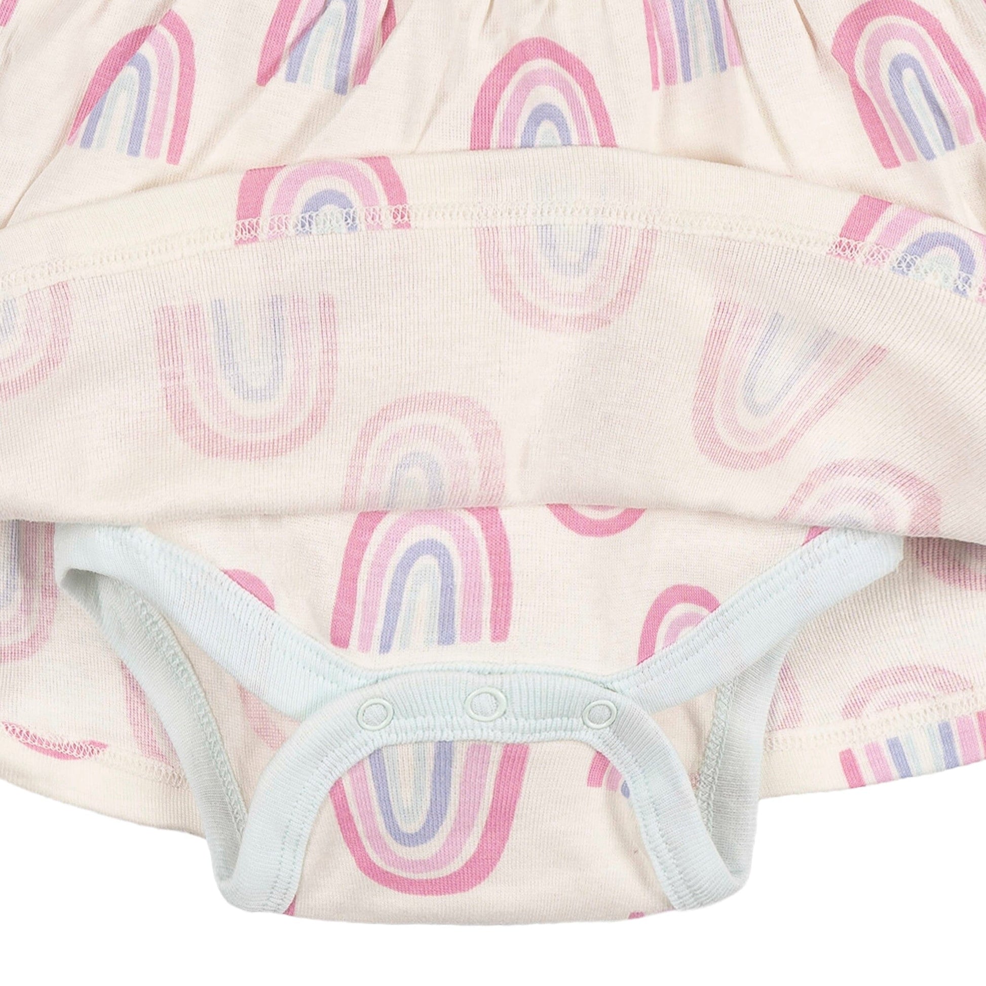 Baby Girls Ivory Rainbow Bodysuit Dress dresses Onesies® Brand 