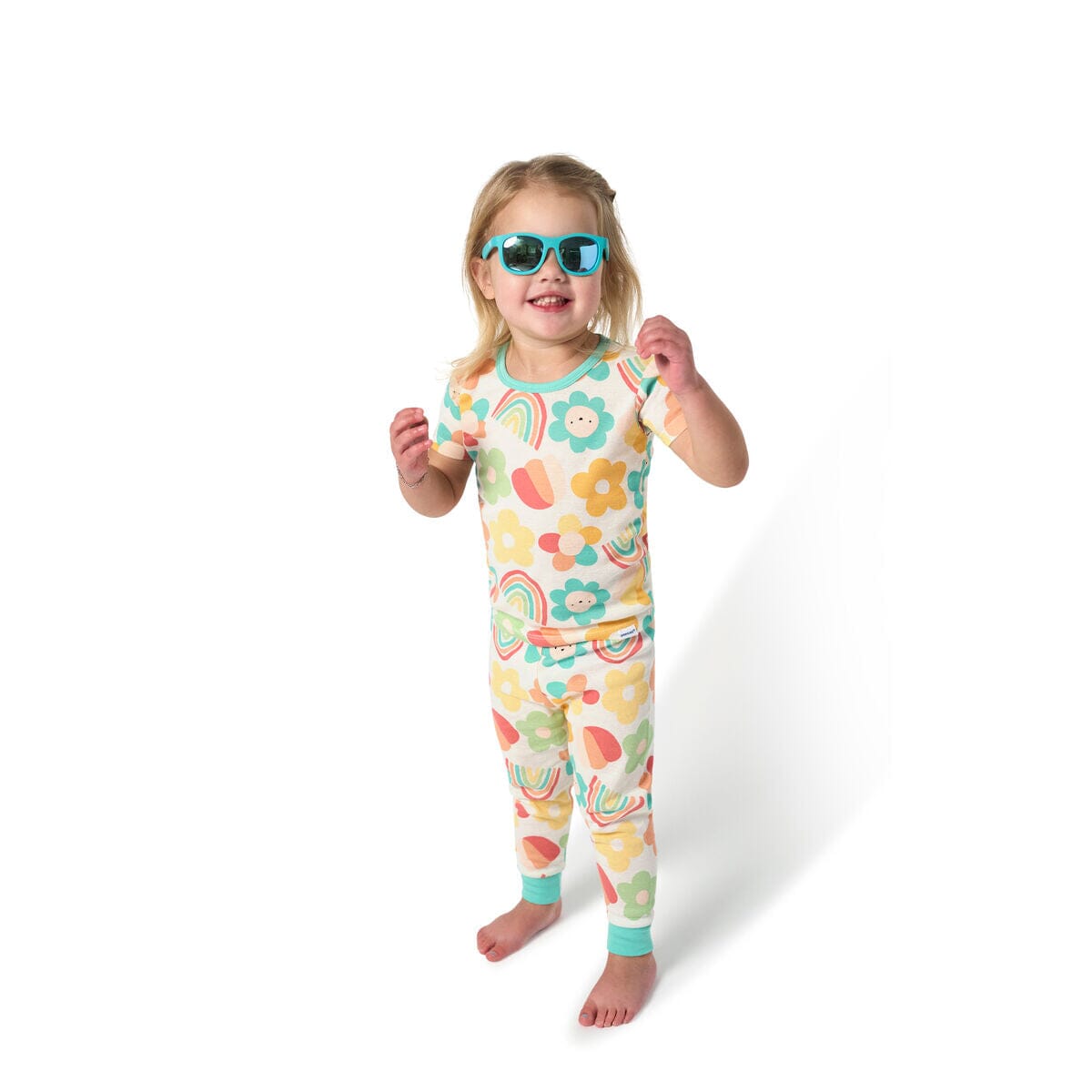4-Piece Baby Girls Flowers Pajamas Sets sleepwear Onesies® Brand 