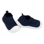 Infant & Toddler Boys Navy Stretchy Knit Slip-On Sneaker