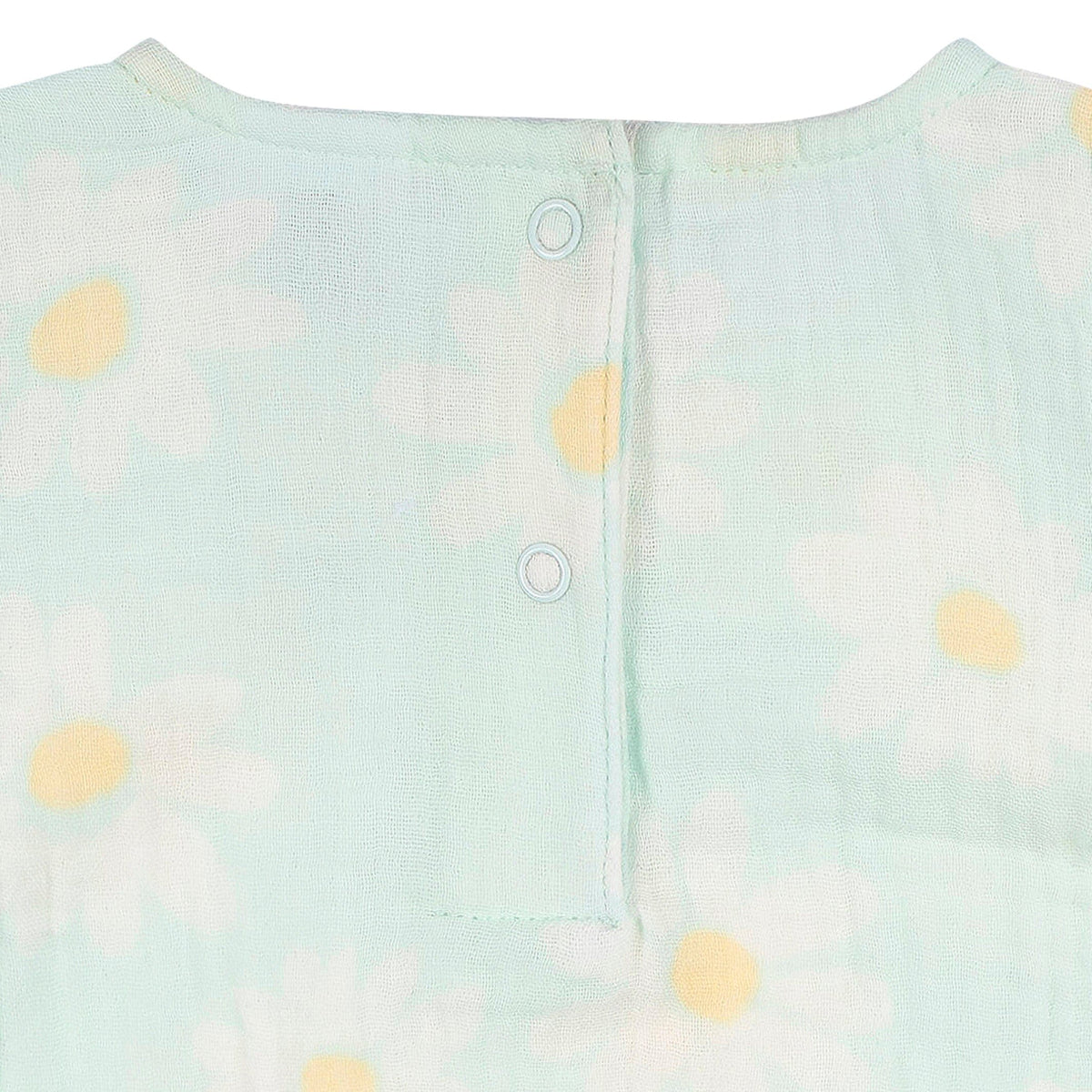 Baby Girls Daisies Gauze Sunsuit Romper
