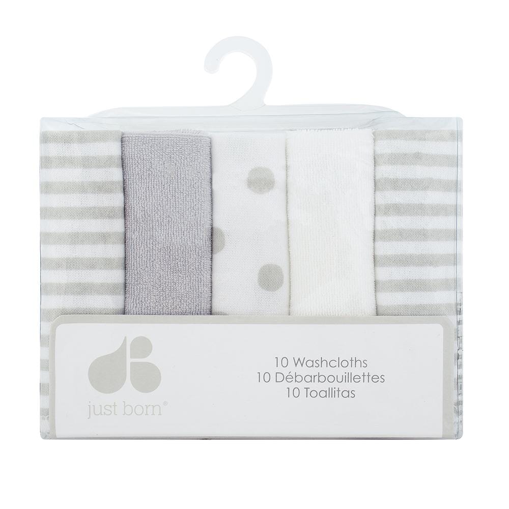 Neutral Baby 10-pack Terry Washcloths-Gerber Childrenswear
