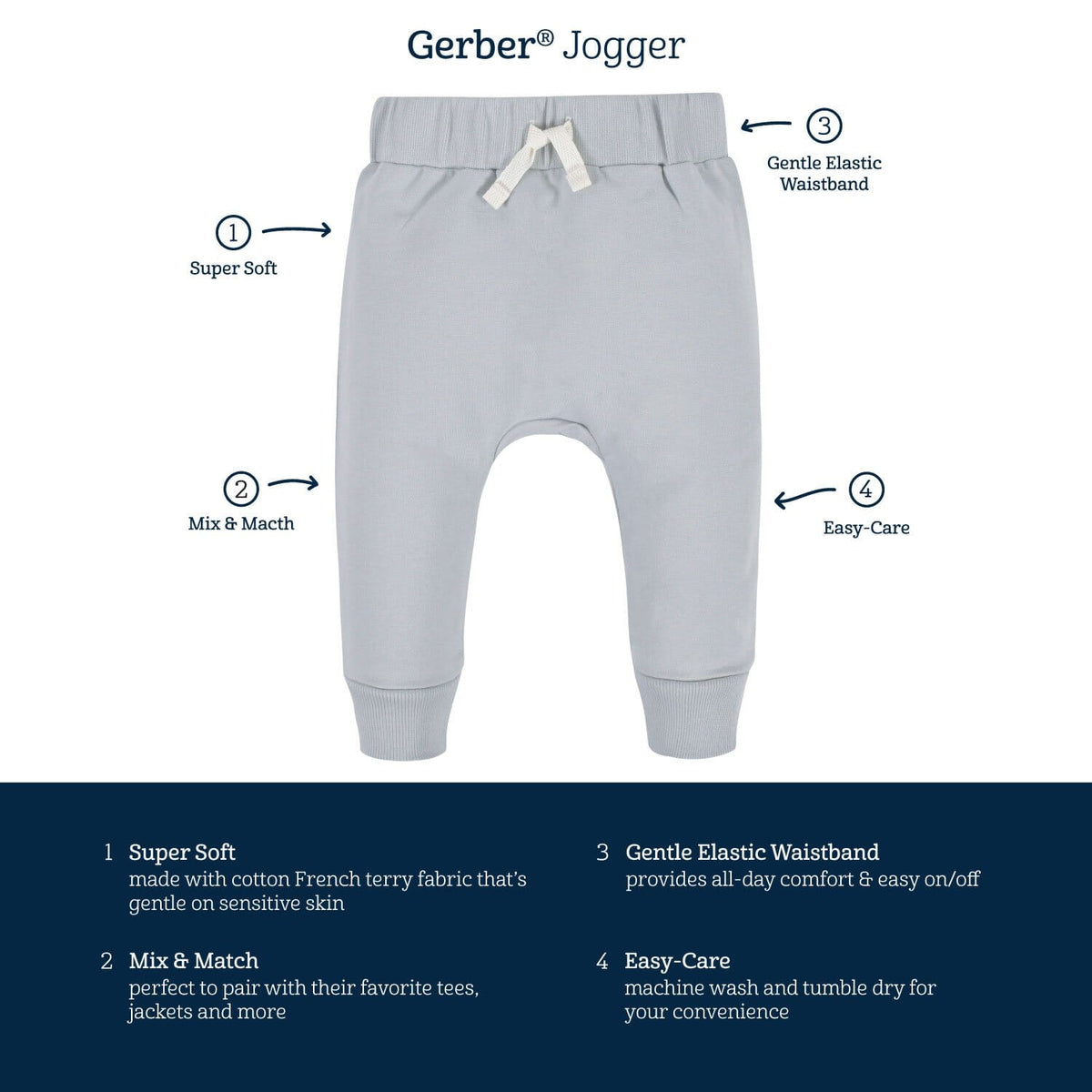 3-Pack Baby & Toddler Boys Camo Premium Jogger-Gerber Childrenswear