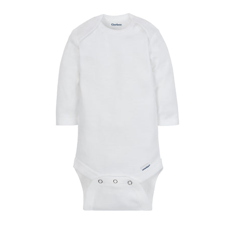 3-Pack White Long Sleeve Onesies® Bodysuits