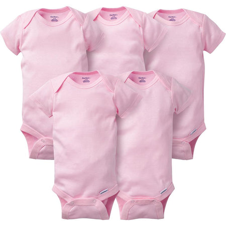 Onesies® Baby Girl 5-Pack Light Pink Bodysuits
