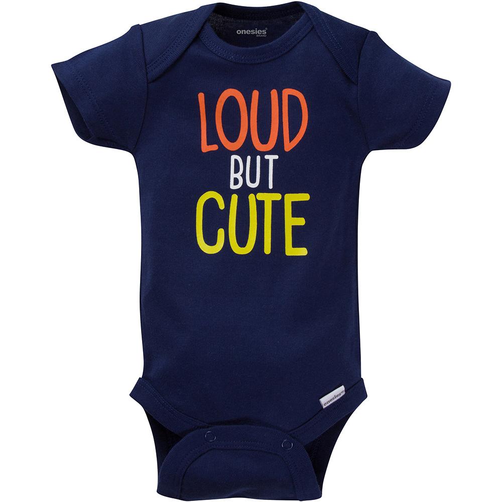 8-Pack Baby Boy Short Sleeve Puppy Onesies® Brand Bodysuits