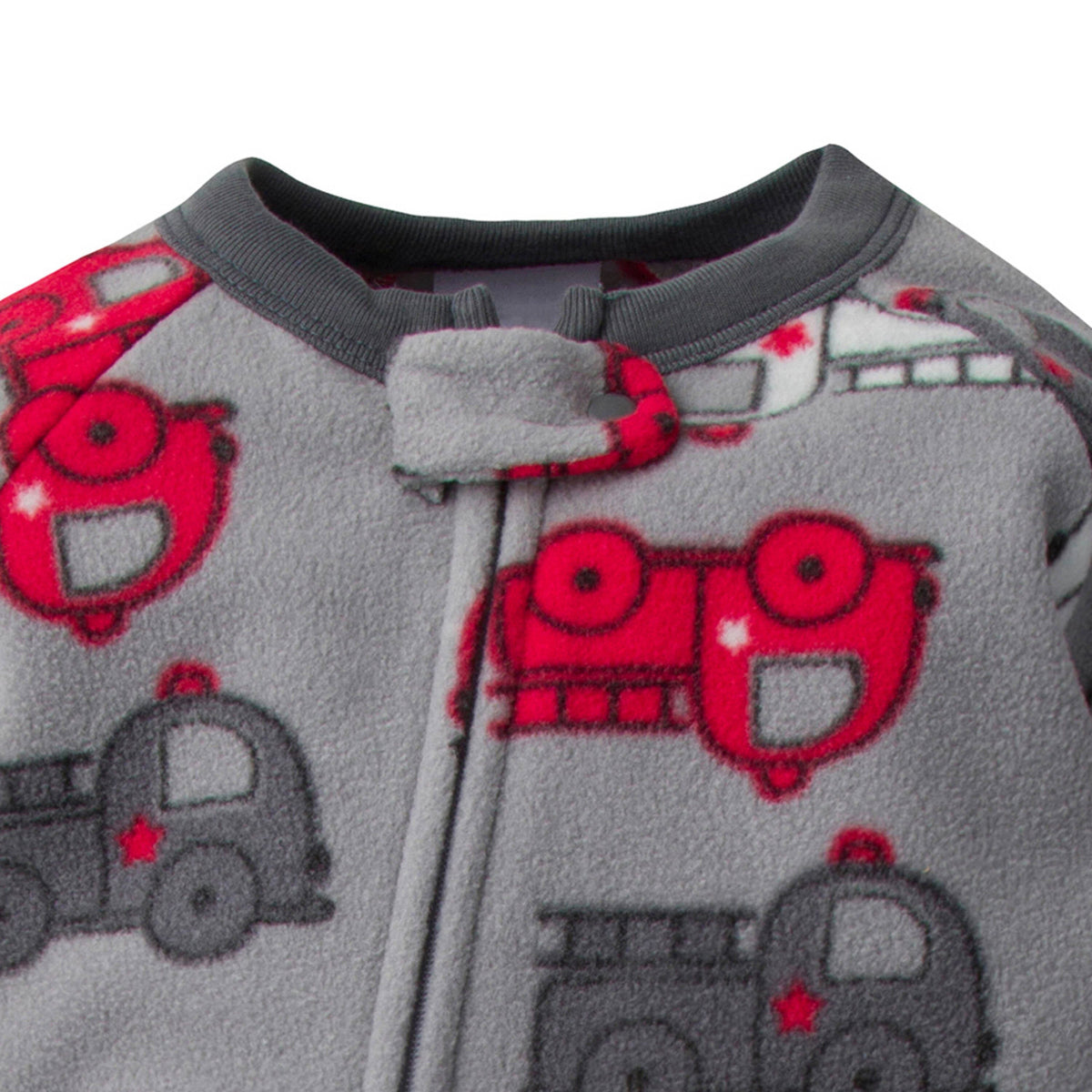 4-Pack Baby & Toddler Boys Fire Trucks & Plaid Fleece Pajamas