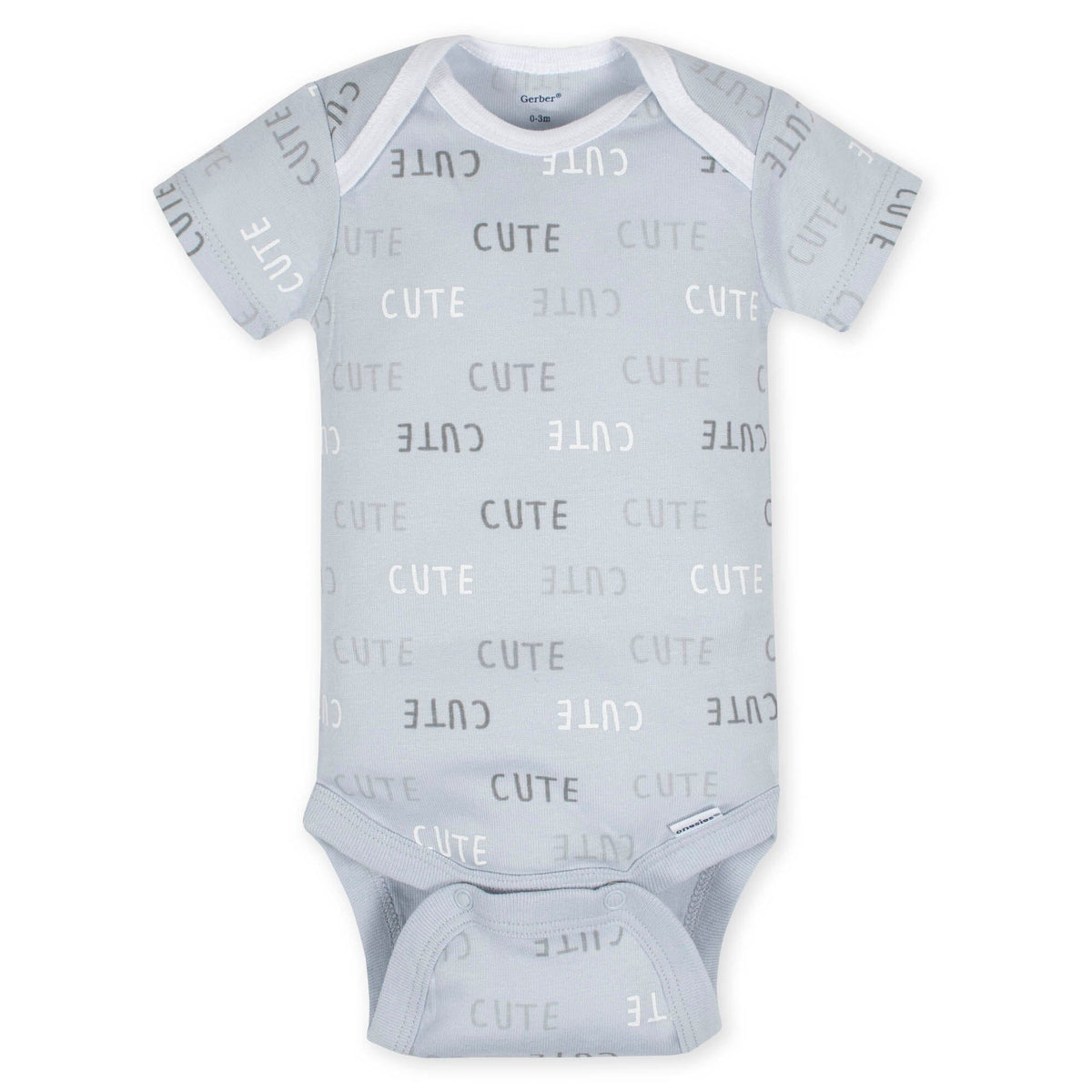 8-pack Baby Neutral Sheep Short Sleeve Onesies® Bodysuits