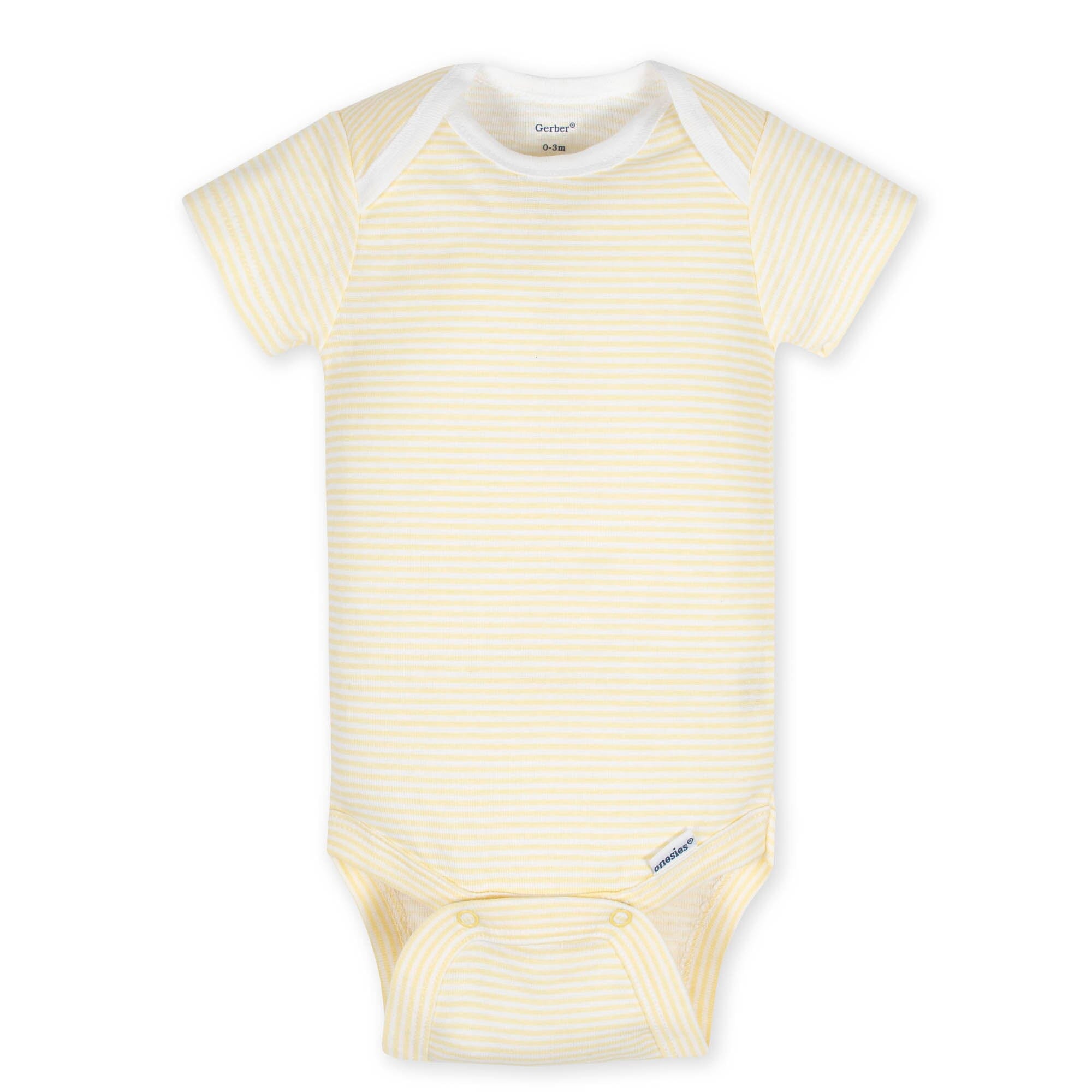 8-pack Baby Neutral Sheep Short Sleeve Onesies® Bodysuits