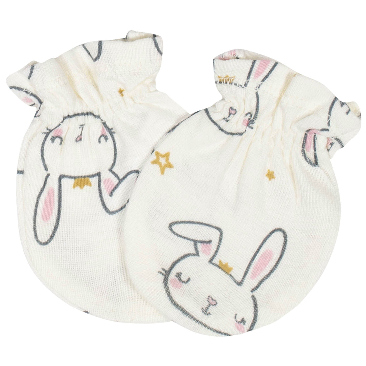8-Piece Baby Girls Little Princess Caps & Mittens Set-Gerber Childrenswear