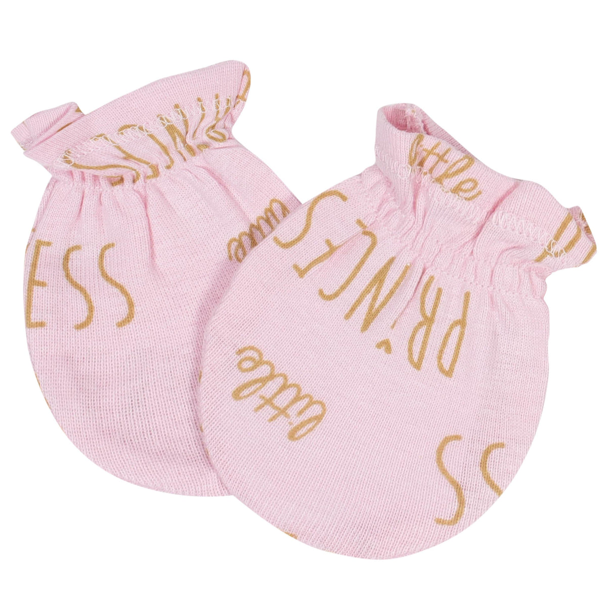 8-Piece Baby Girls Little Princess Caps & Mittens Set-Gerber Childrenswear