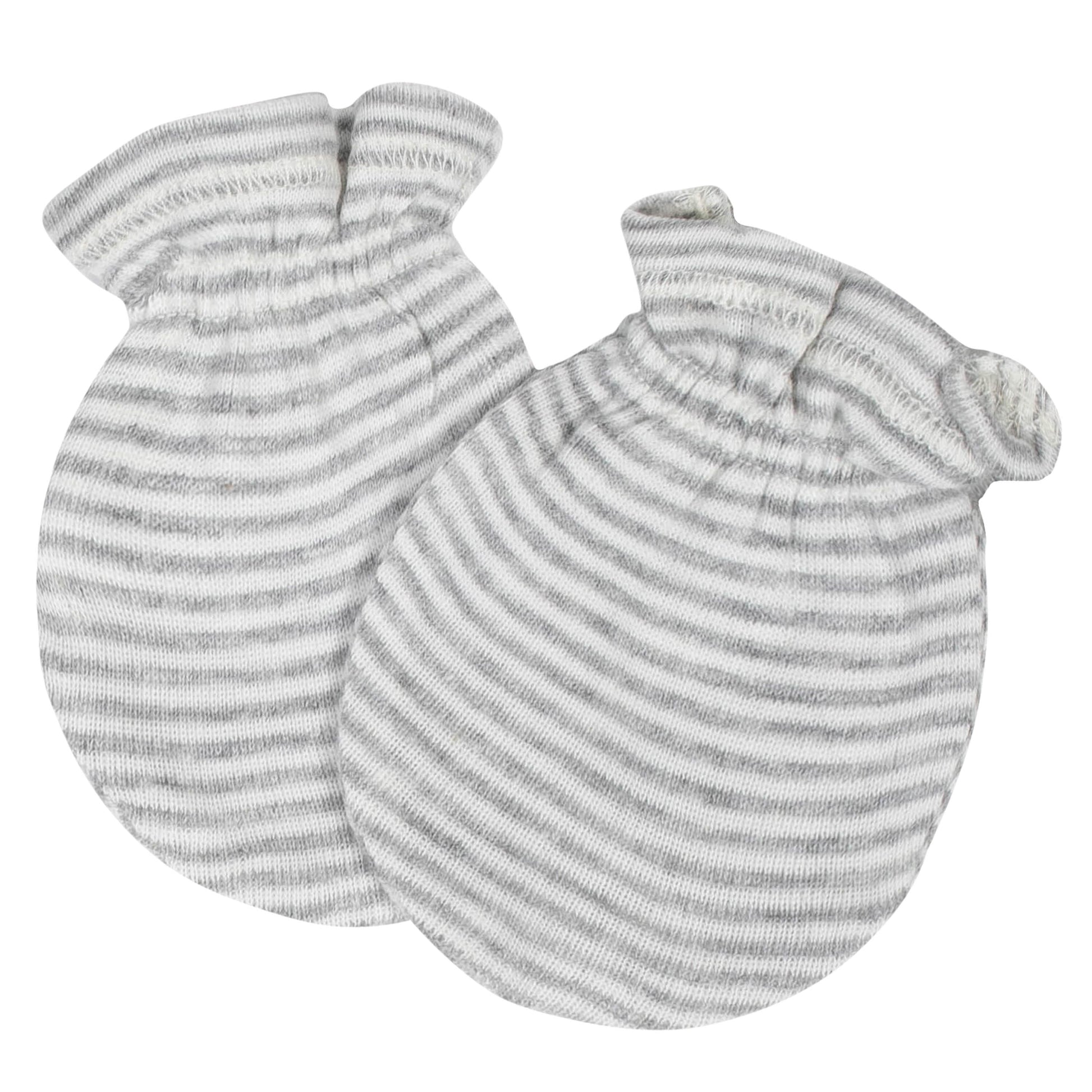 8-Piece Baby Girls Little Princess Caps & Mittens Set-Gerber Childrenswear