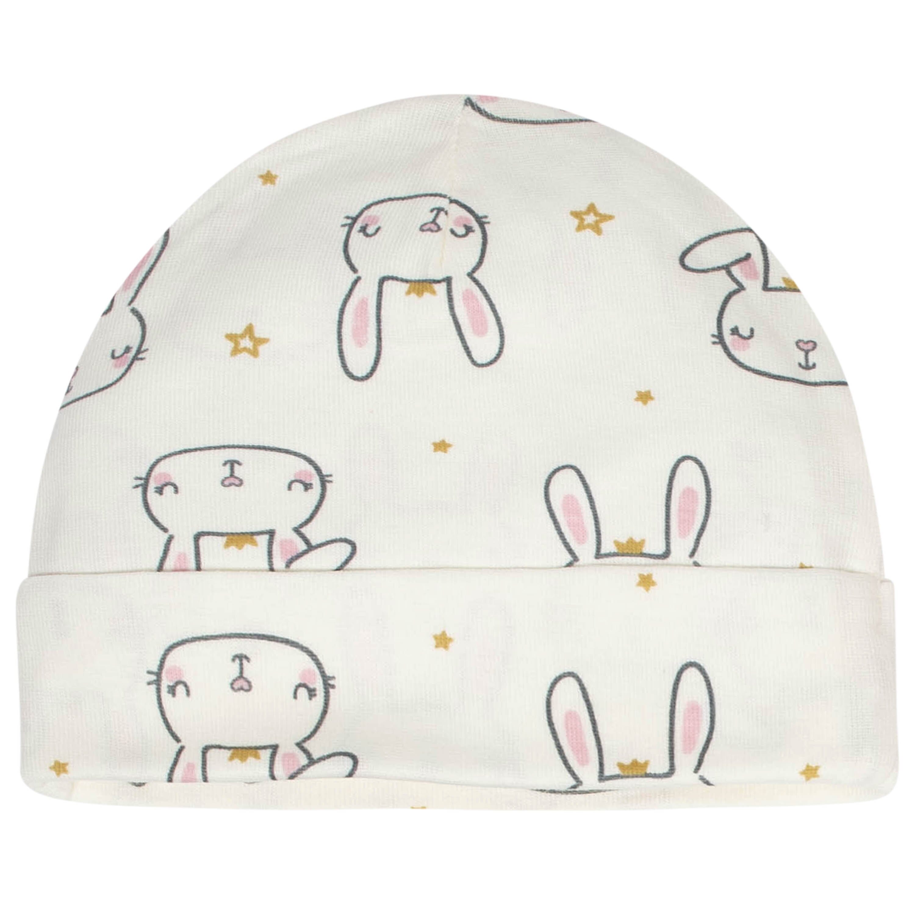 8-Piece Baby Girls Little Princess Caps & Mittens Set-Gerber Childrenswear