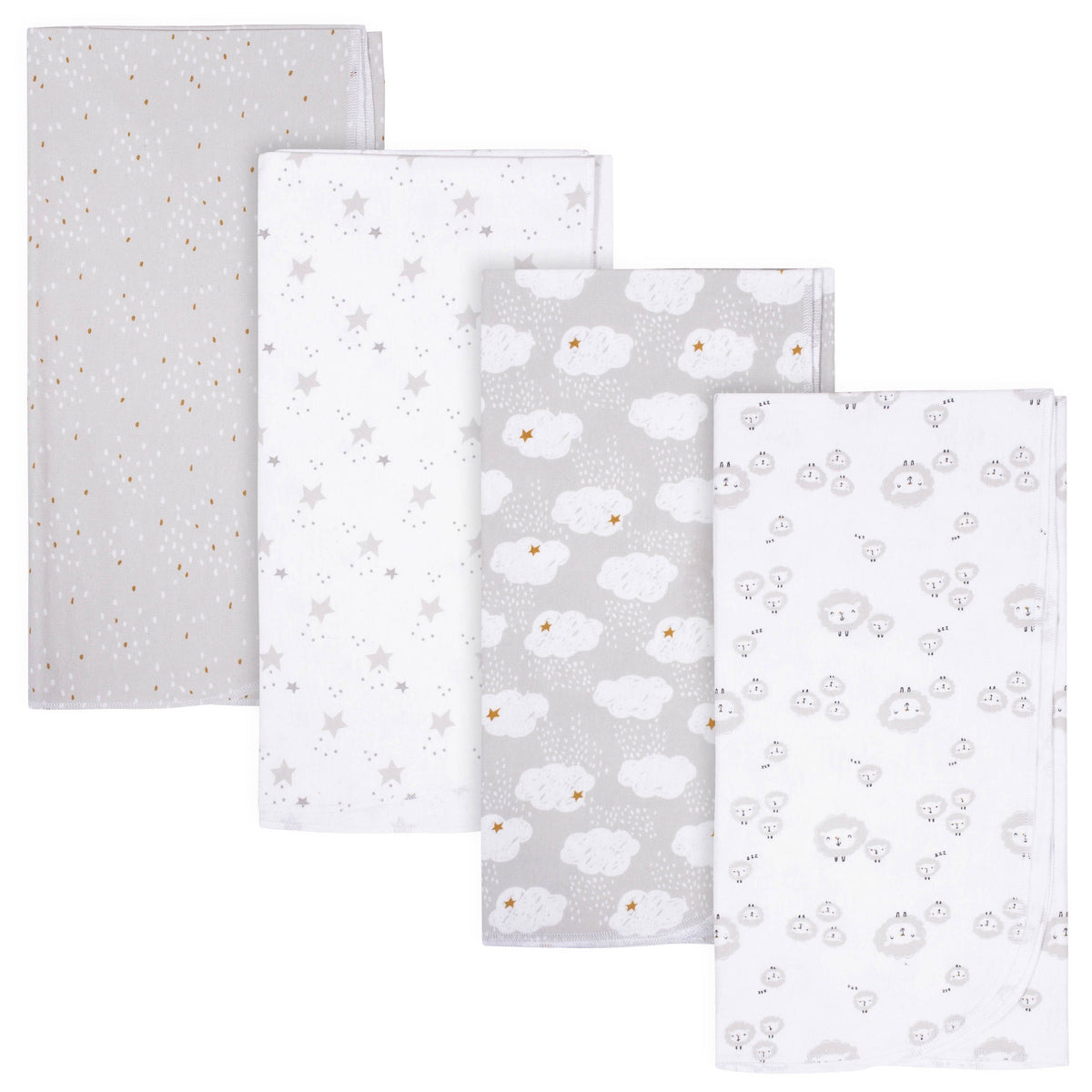 17-Piece Baby Neutral Sheep Apparel & Blankets Set-Gerber Childrenswear