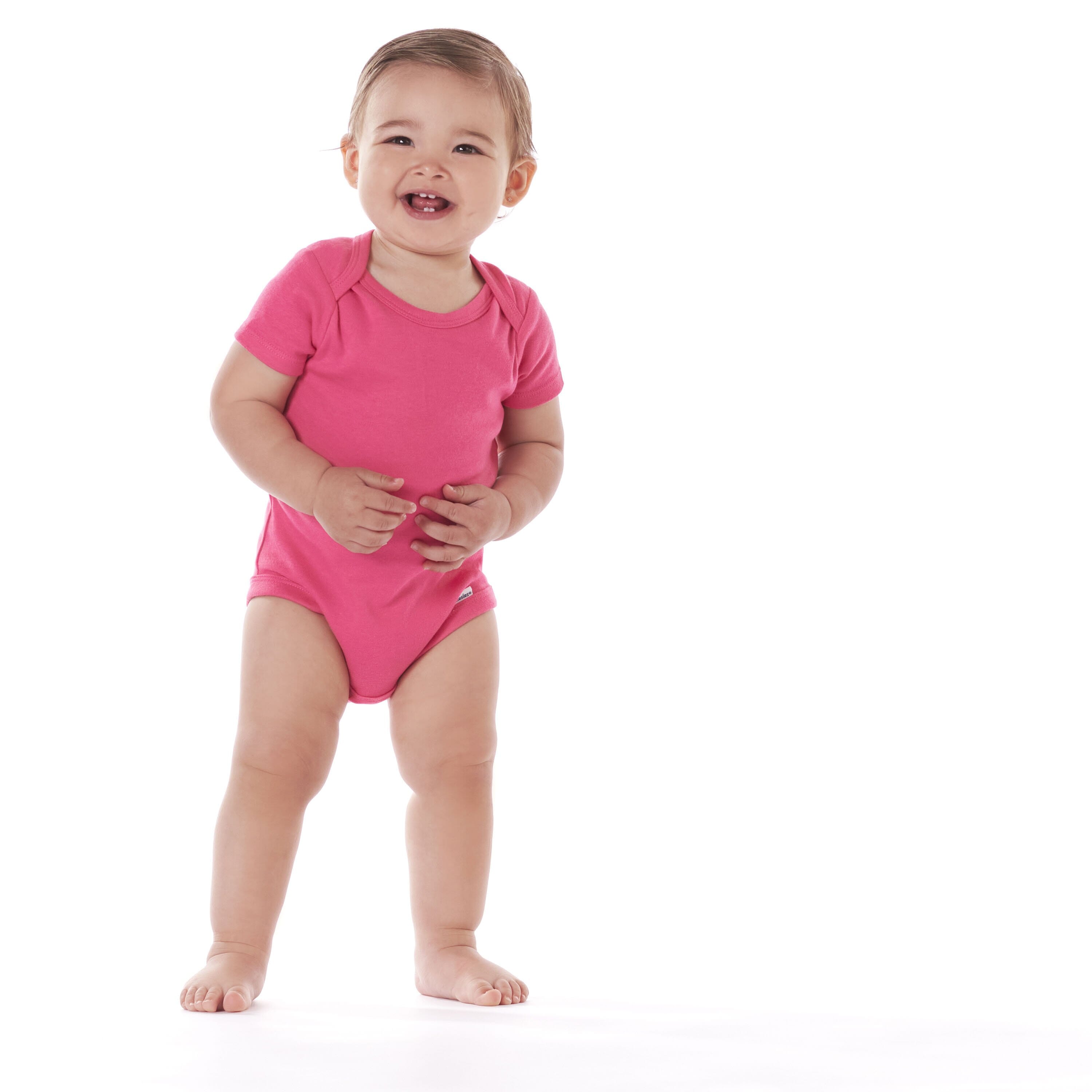 5-Pack Baby Hot Pink Premium Onesies® Bodysuits-Gerber Childrenswear
