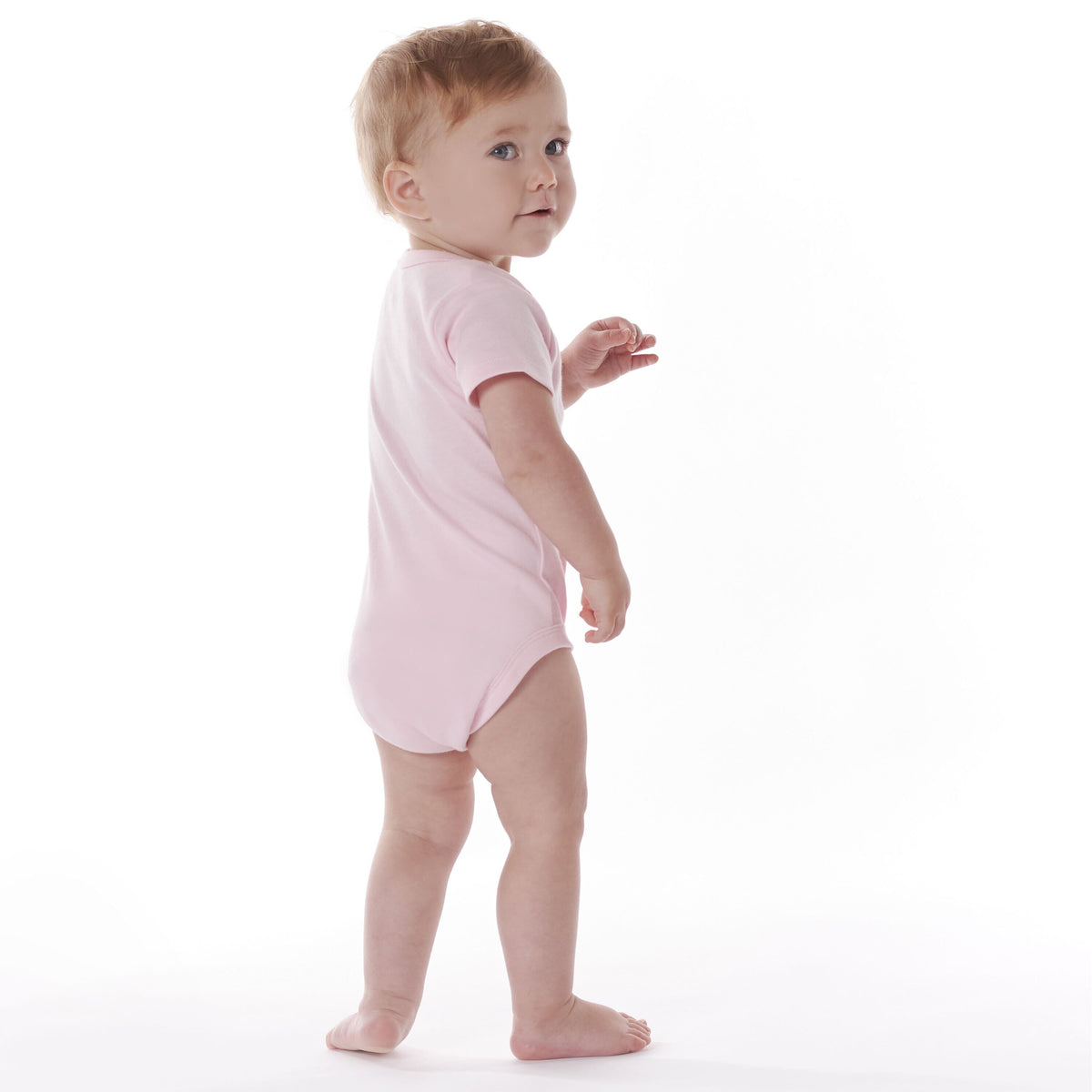5-Pack Baby Light Pink Premium Onesies® Bodysuits-Gerber Childrenswear
