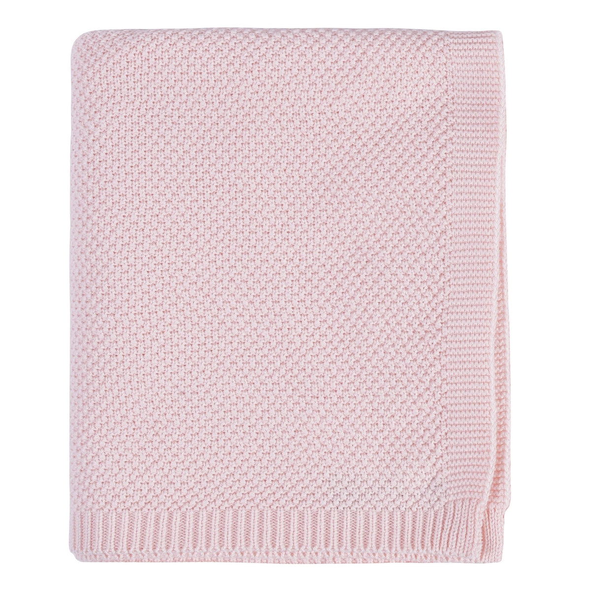 3-Piece Baby Girls Pink Knit Outfit & Blanket Set-Gerber Childrenswear