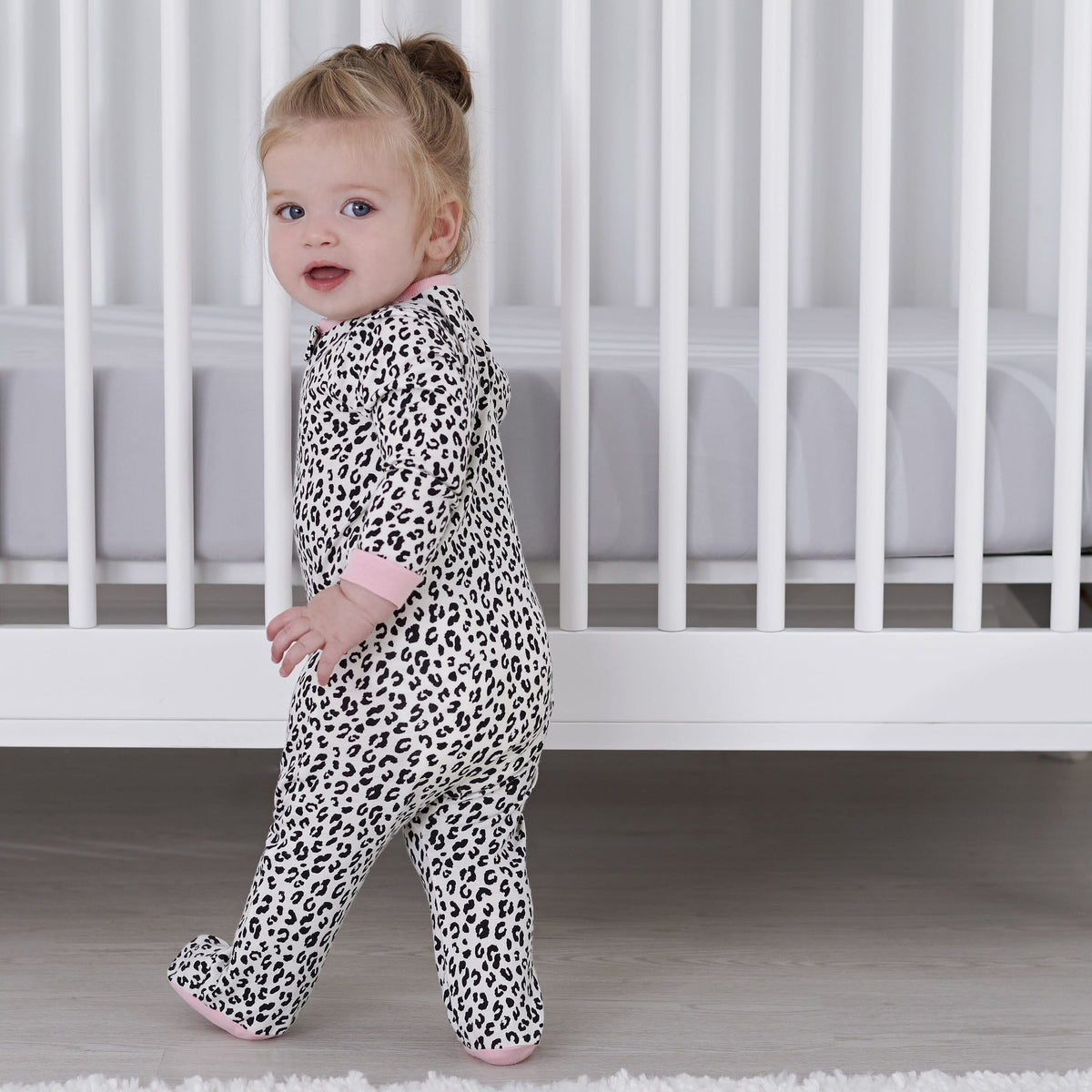 2-Pack Baby Girls Leopard Sleep 'n Plays-Gerber Childrenswear