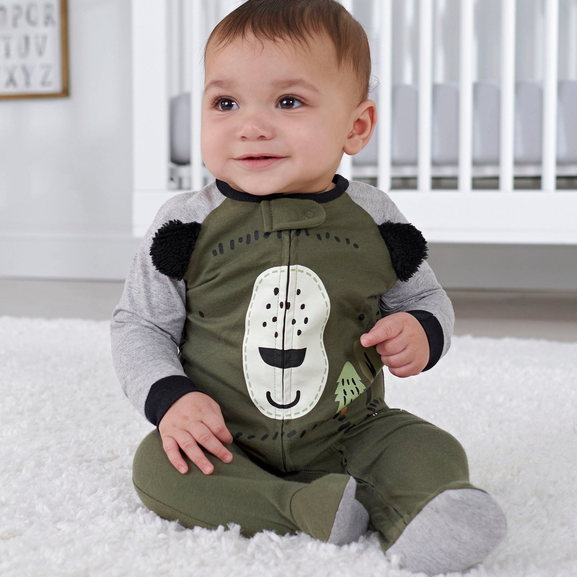 6-Piece Baby Boys Bear Onesies® Bodysuit and Sleep 'N Play Set