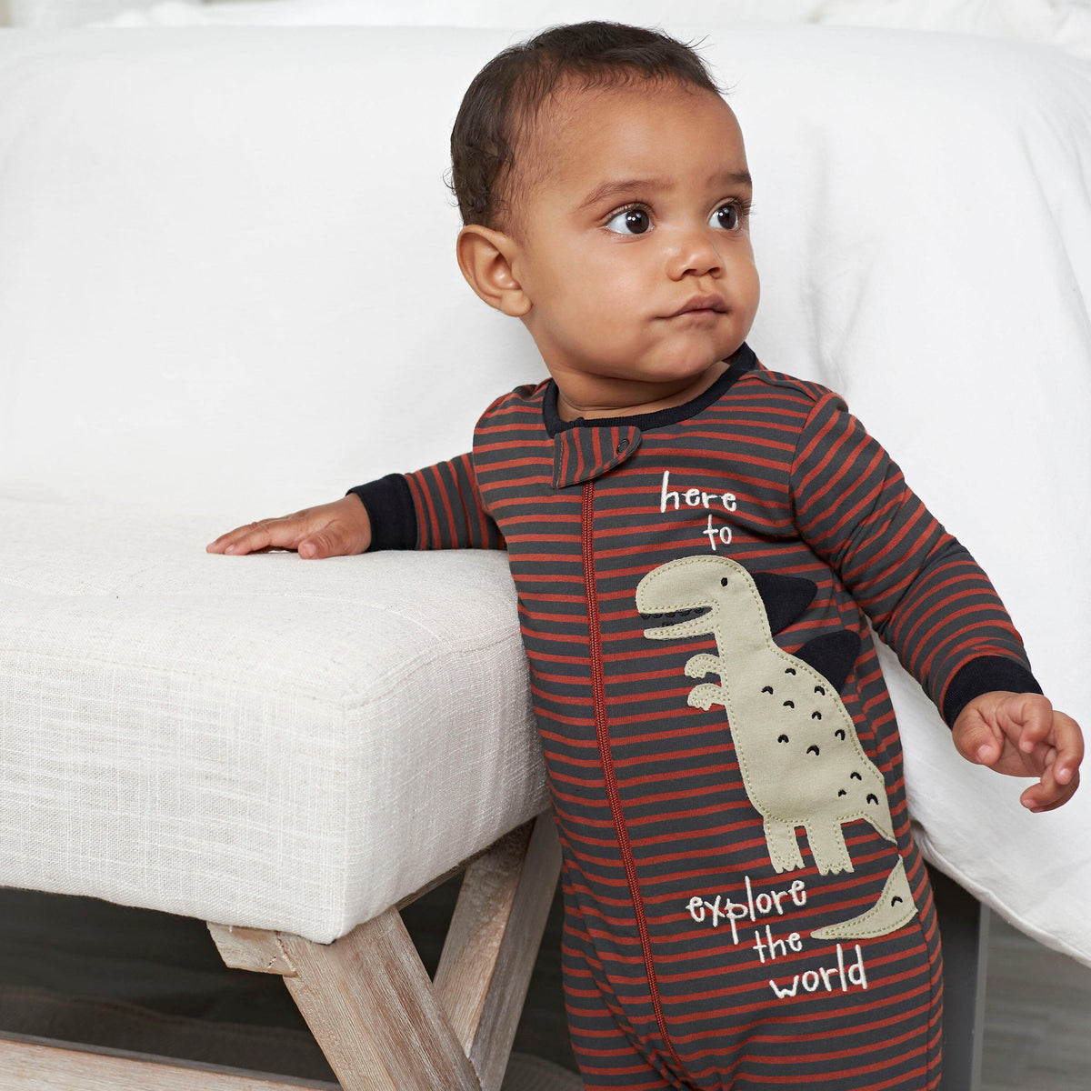 6-Piece Baby Boys Dino Onesies® Bodysuit and Sleep 'N Play Set