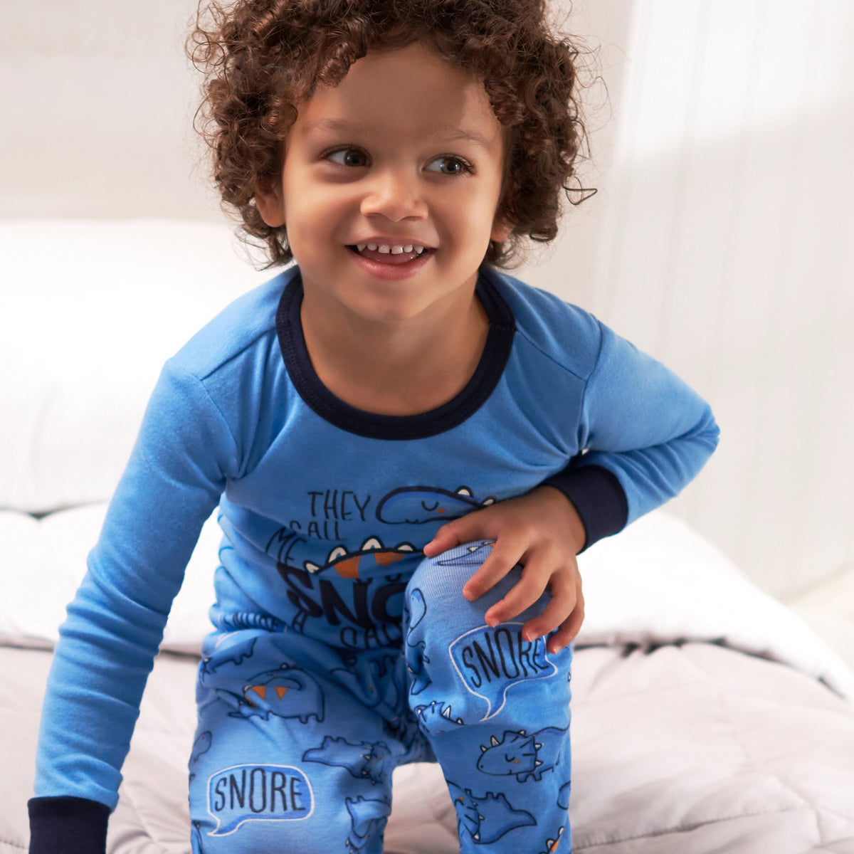 4-Piece Infant & Toddler Boys Dino Snug Fit Cotton Pajamas-Gerber Childrenswear