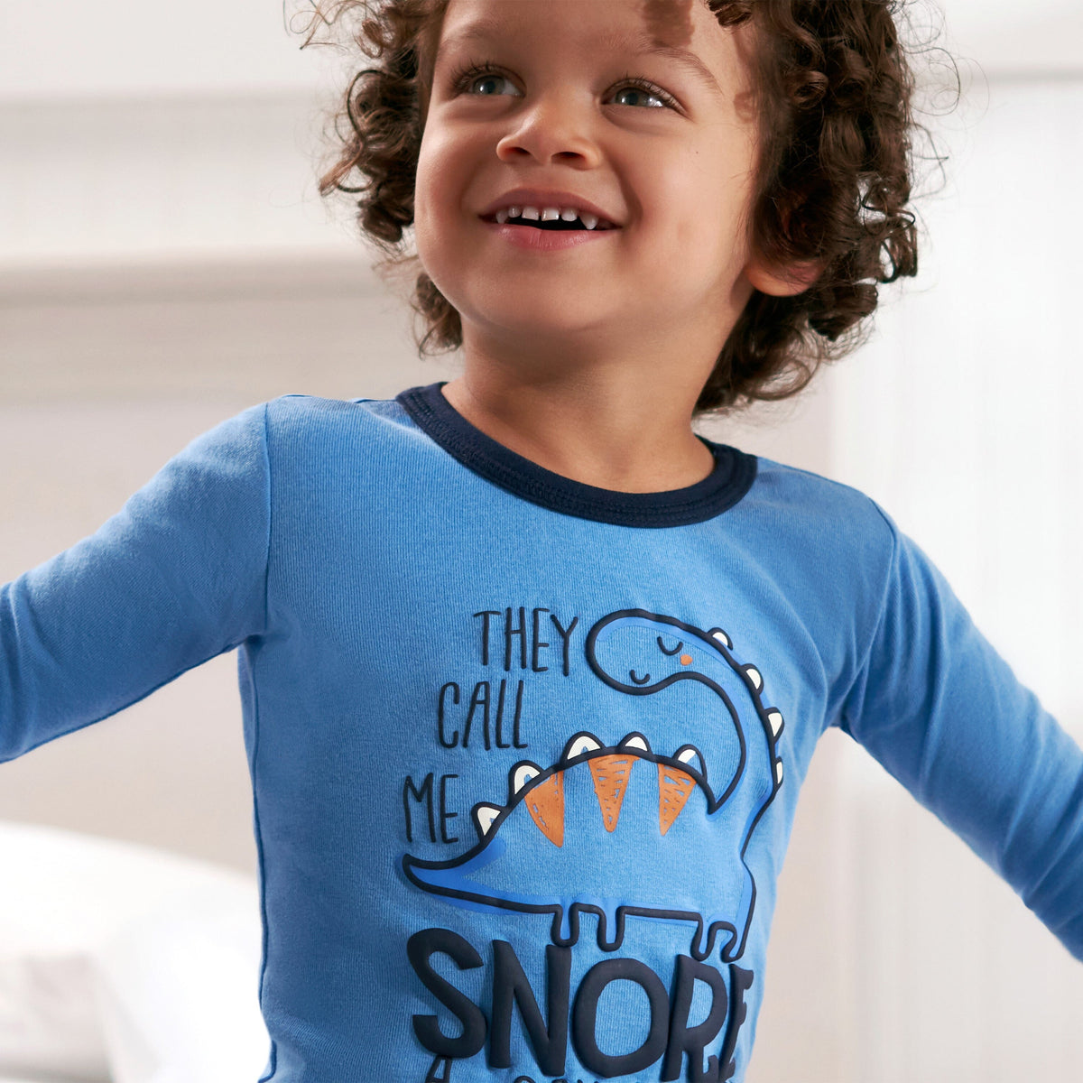 4-Piece Infant & Toddler Boys Dino Snug Fit Cotton Pajamas