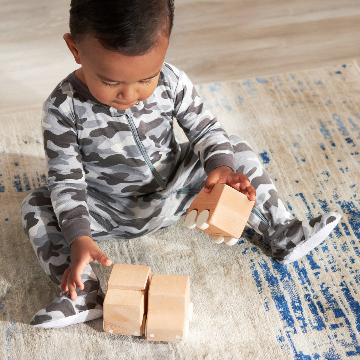 2-Pack Baby & Toddler Boys Camo Snug Fit Footed Cotton Pajamas-Gerber Childrenswear