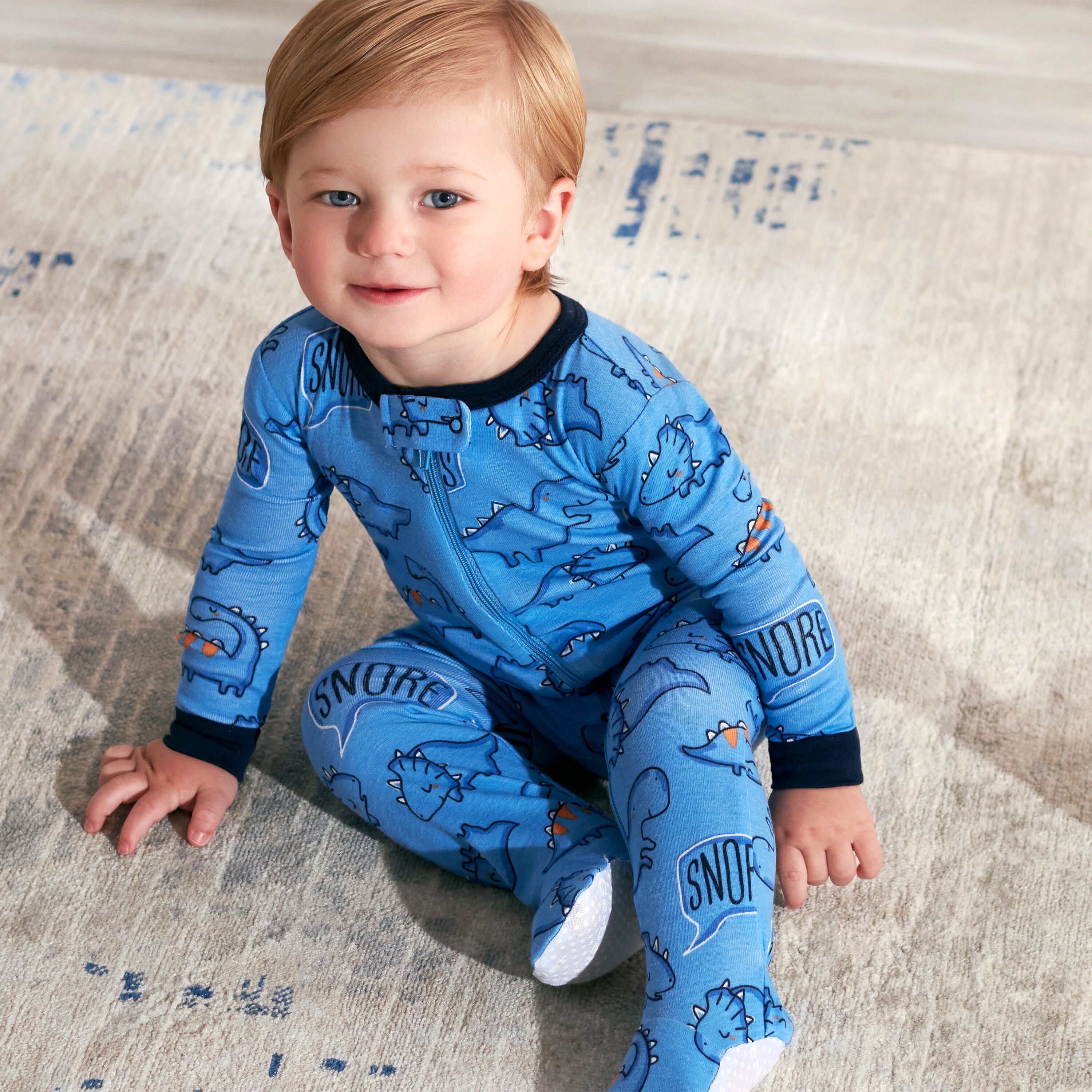 2-Pack Baby & Toddler Boys Dino Snug Fit Footed Cotton Pajamas-Gerber Childrenswear