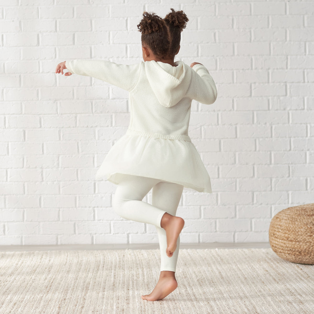 Infant & Toddler Girls White Leggings-Gerber Childrenswear