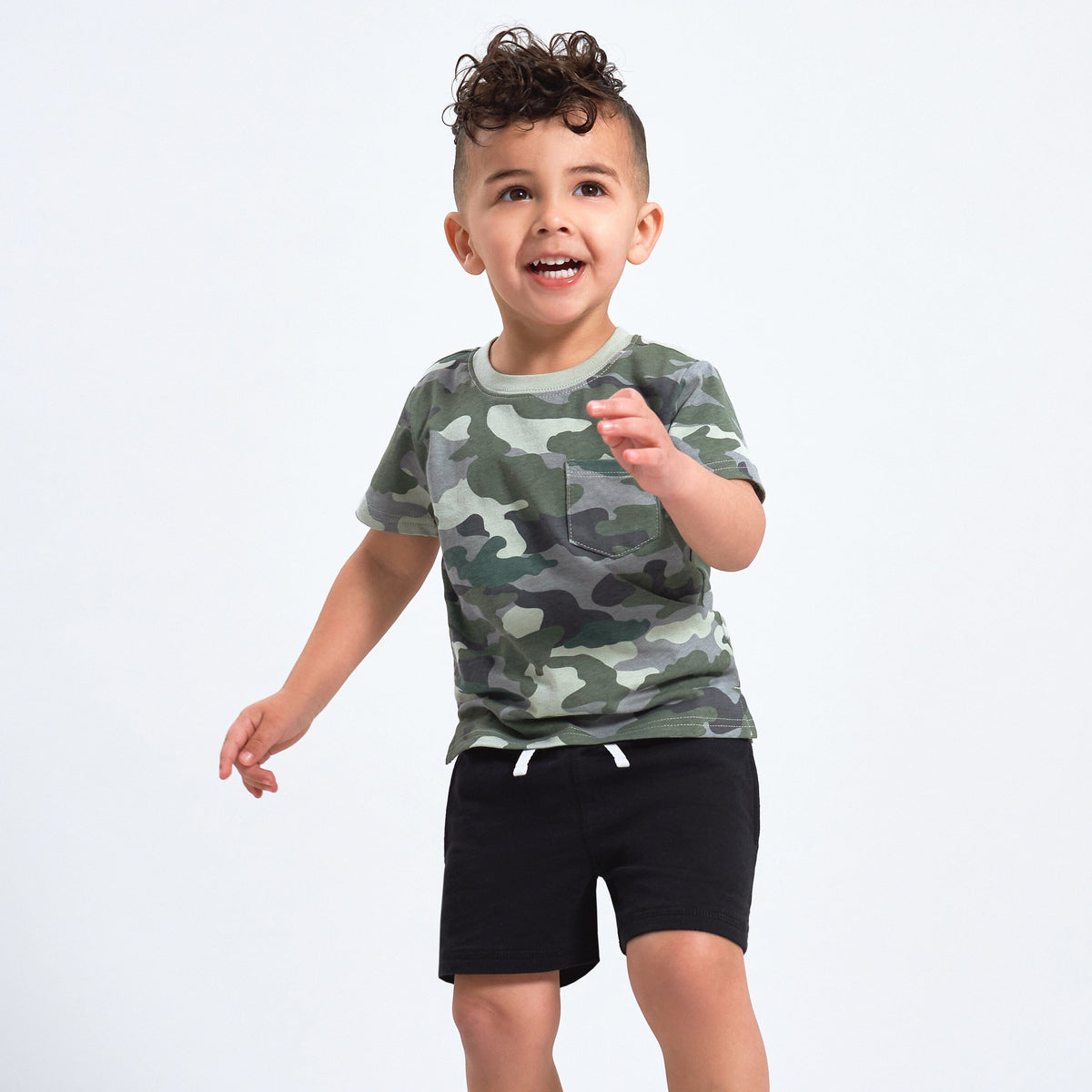 3-Pack Baby & Toddler Boys Neat Neutrals Pull-On Knit Shorts-Gerber Childrenswear