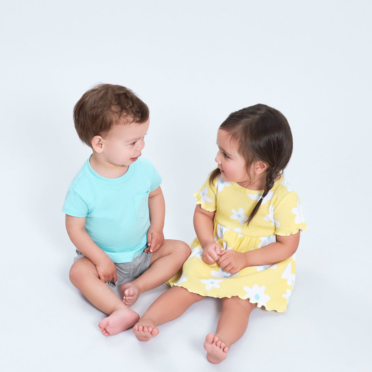 2-Pack Baby & Toddler Girls Picnic Day Dreams Short Sleeve Cotton Dresses-Gerber Childrenswear