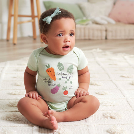 8-Pack Baby Neutral Happy Veggies Onesies® Bodysuits