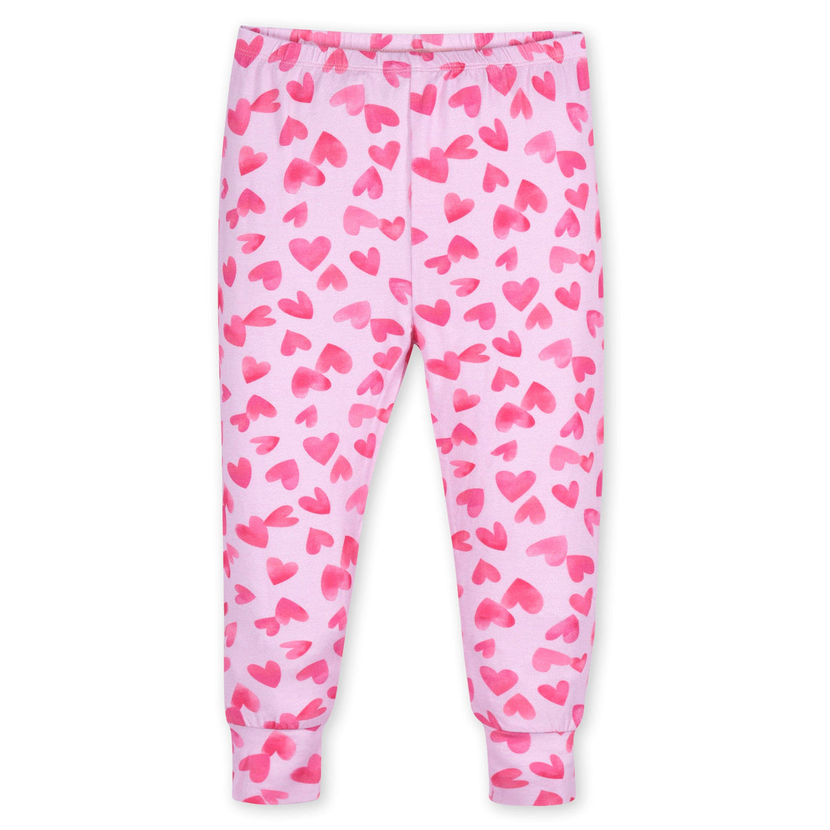 2-Piece Infant & Toddler Girls Heartfelt Buttery-Soft Viscose Made from Eucalyptus Snug Fit Pajamas