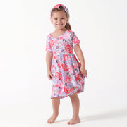 Infant & Toddler Girls Lilac Garden Buttery-Soft Viscose Made from Eucalyptus Twirl Dress