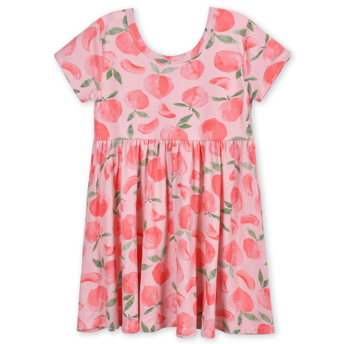 Infant & Toddler Girls Just Peachy Buttery-Soft Viscose Made from Eucalyptus Twirl Dress