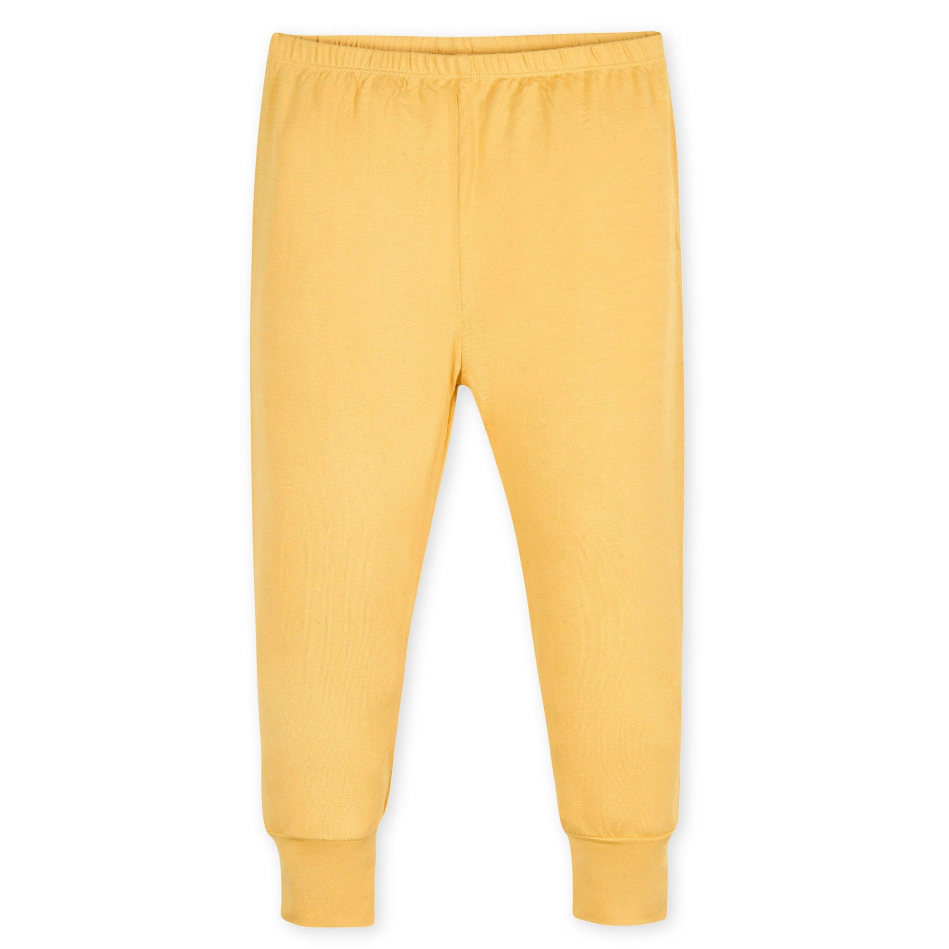 2-Piece Infant & Toddler Yolk Yellow Buttery-Soft Viscose Made from Eucalyptus Snug Fit Pajamas