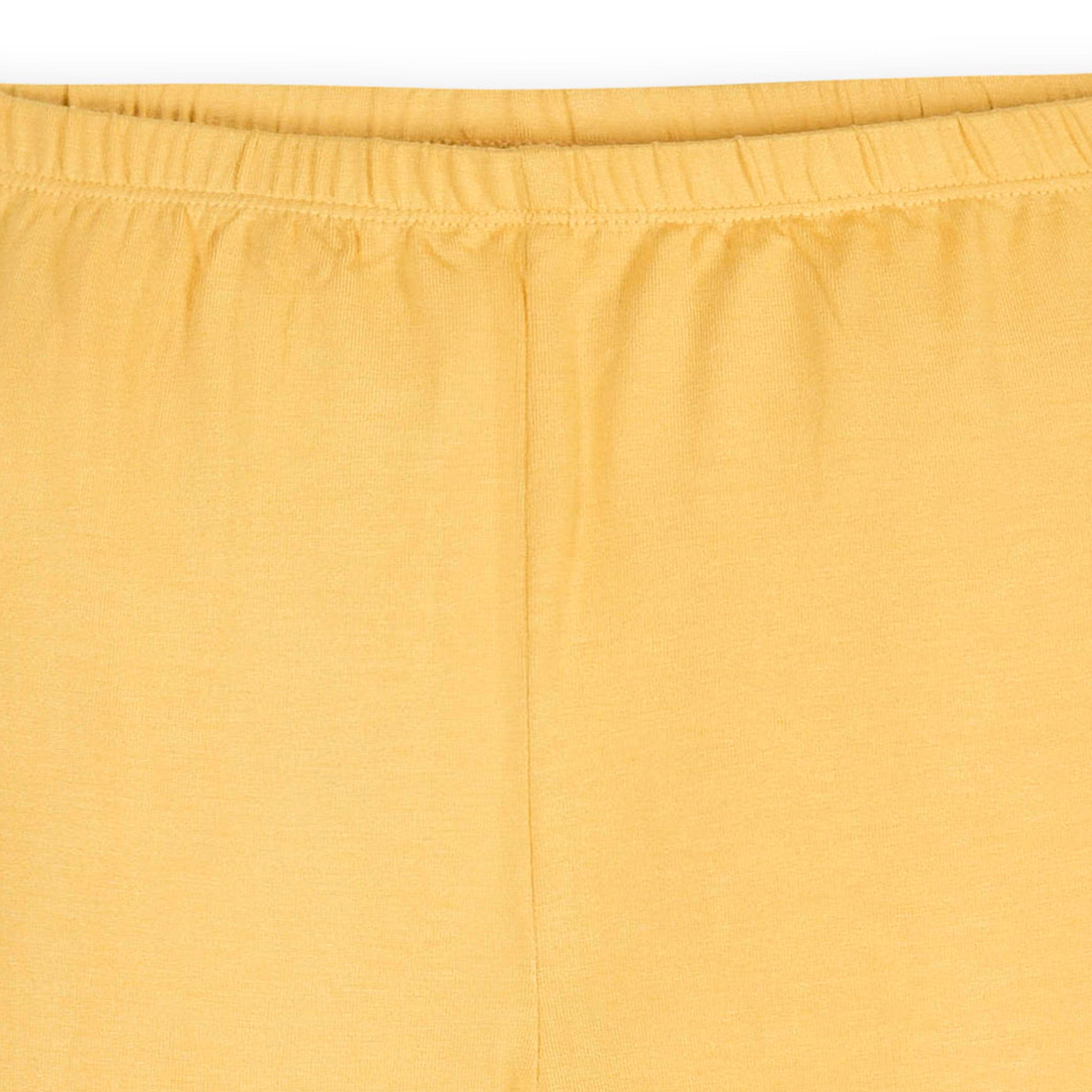 2-Piece Infant & Toddler Yolk Yellow Buttery-Soft Viscose Made from Eucalyptus Snug Fit Pajamas