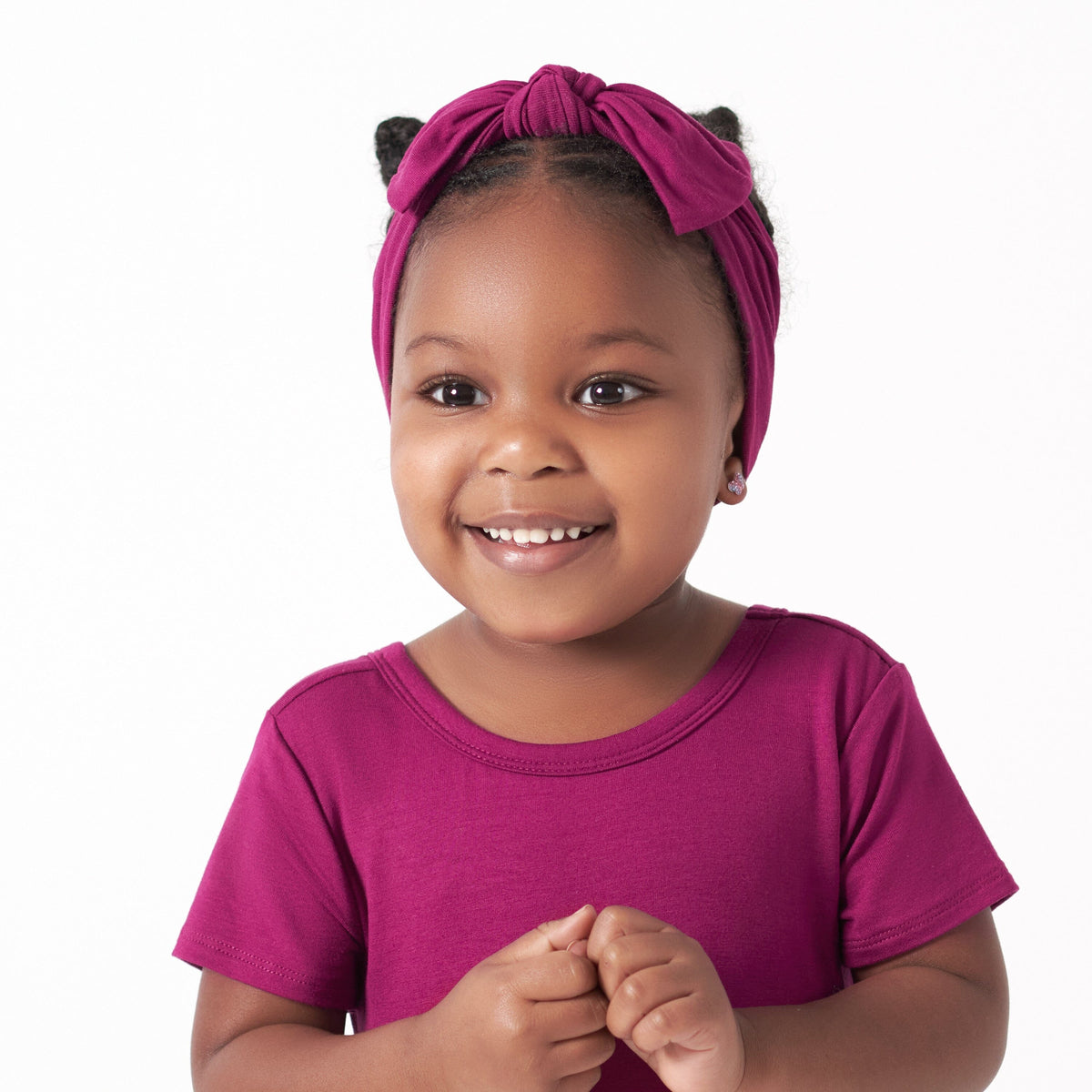 Girls Wine Buttery-Soft Viscose Made from Eucalyptus Headband