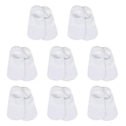 8-Pack Baby & Toddler White Wiggle-Proof™ No Show Socks-Gerber Childrenswear