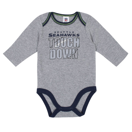 2-Pack Baby Boys Seattle Seahawks Long Sleeve Bodysuits