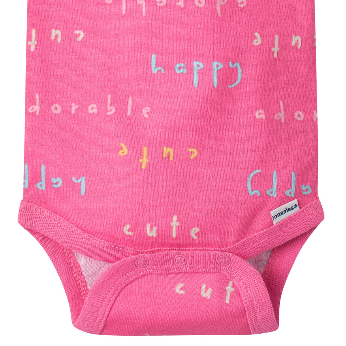 5-Pack Baby Girls Bear Short Sleeve Onesies® Bodysuits