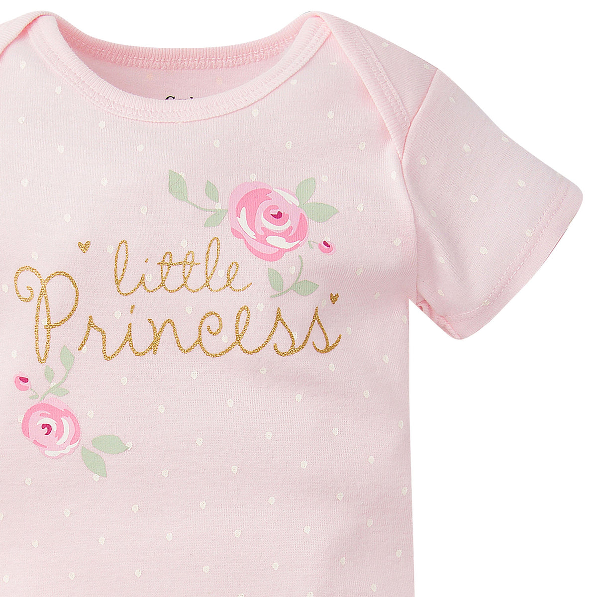 5-Pack Baby Girls Floral Short Sleeve Onesies® Bodysuits