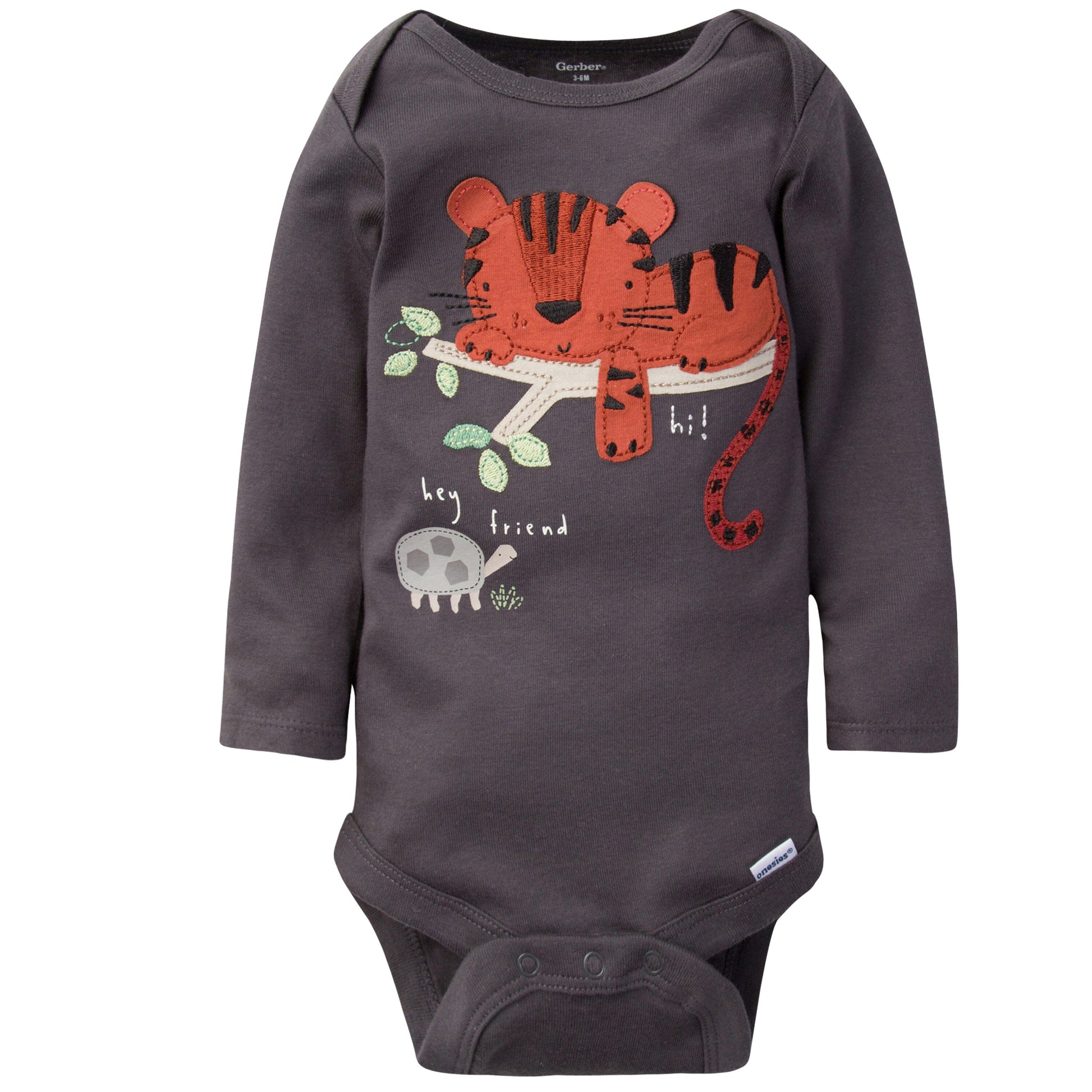 5-Pack Baby Boys Safari Long Sleeve Onesies® Bodysuits