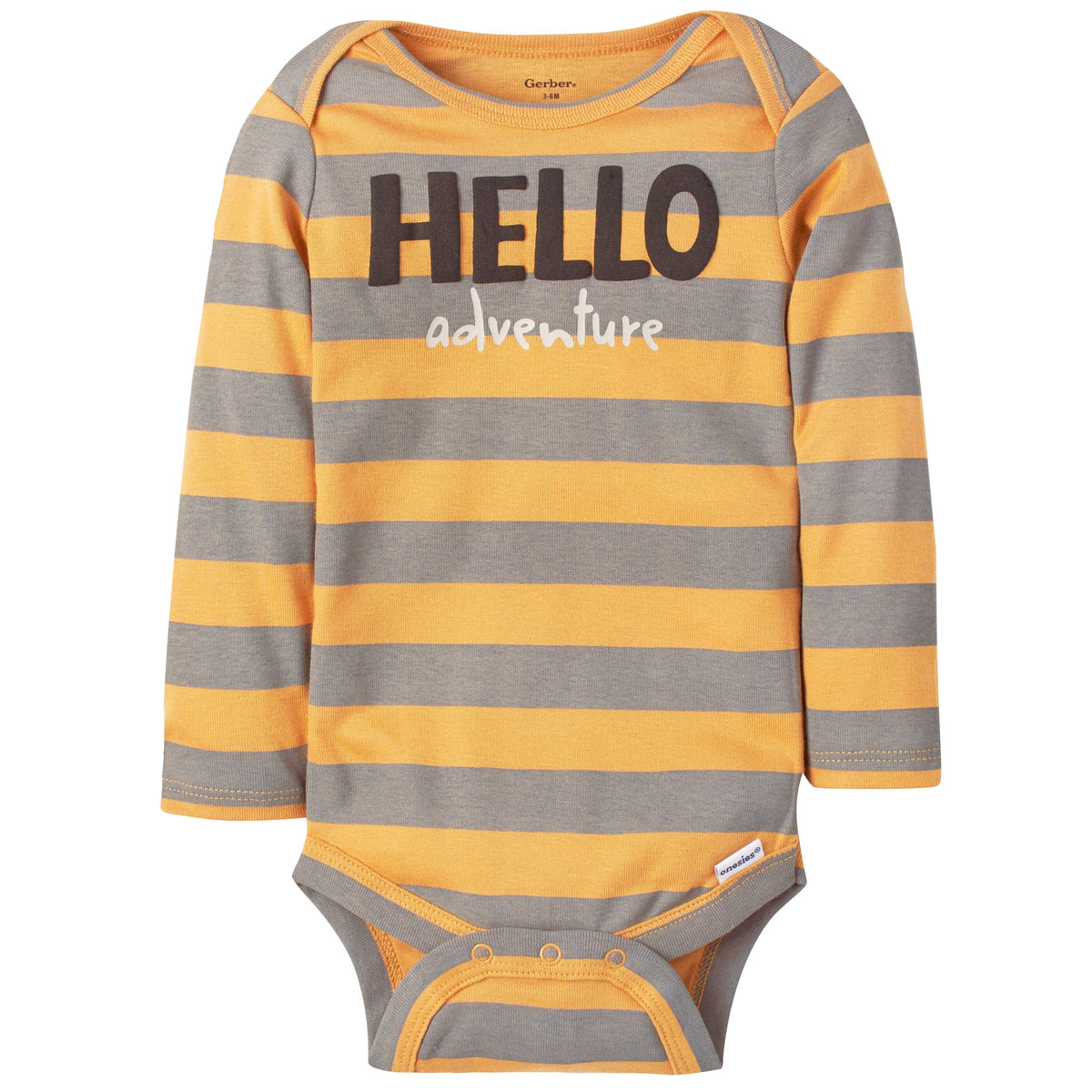 5-Pack Baby Boys Safari Long Sleeve Onesies® Bodysuits