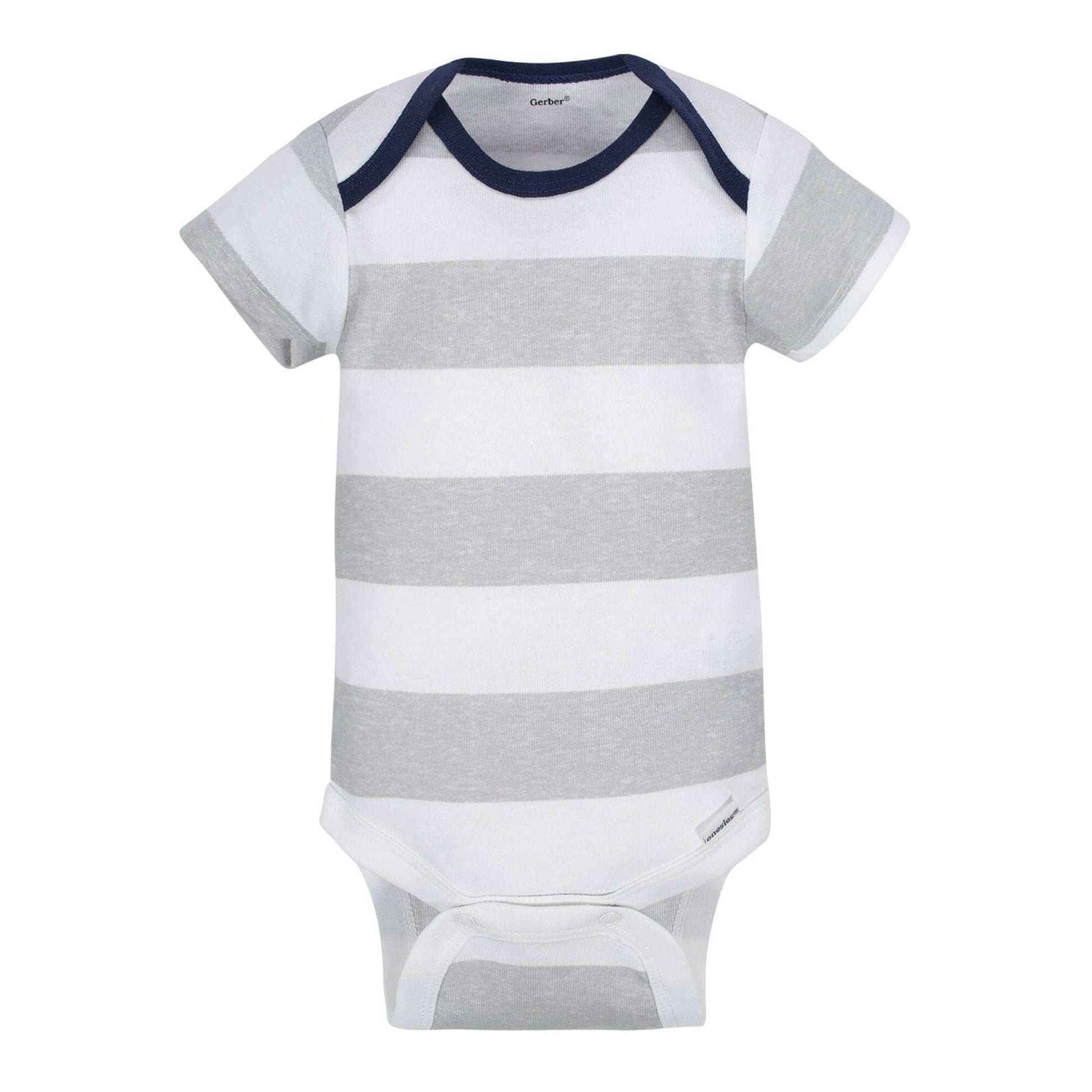 8-Pack Baby Boy Short Sleeve Puppy Onesies® Brand Bodysuits