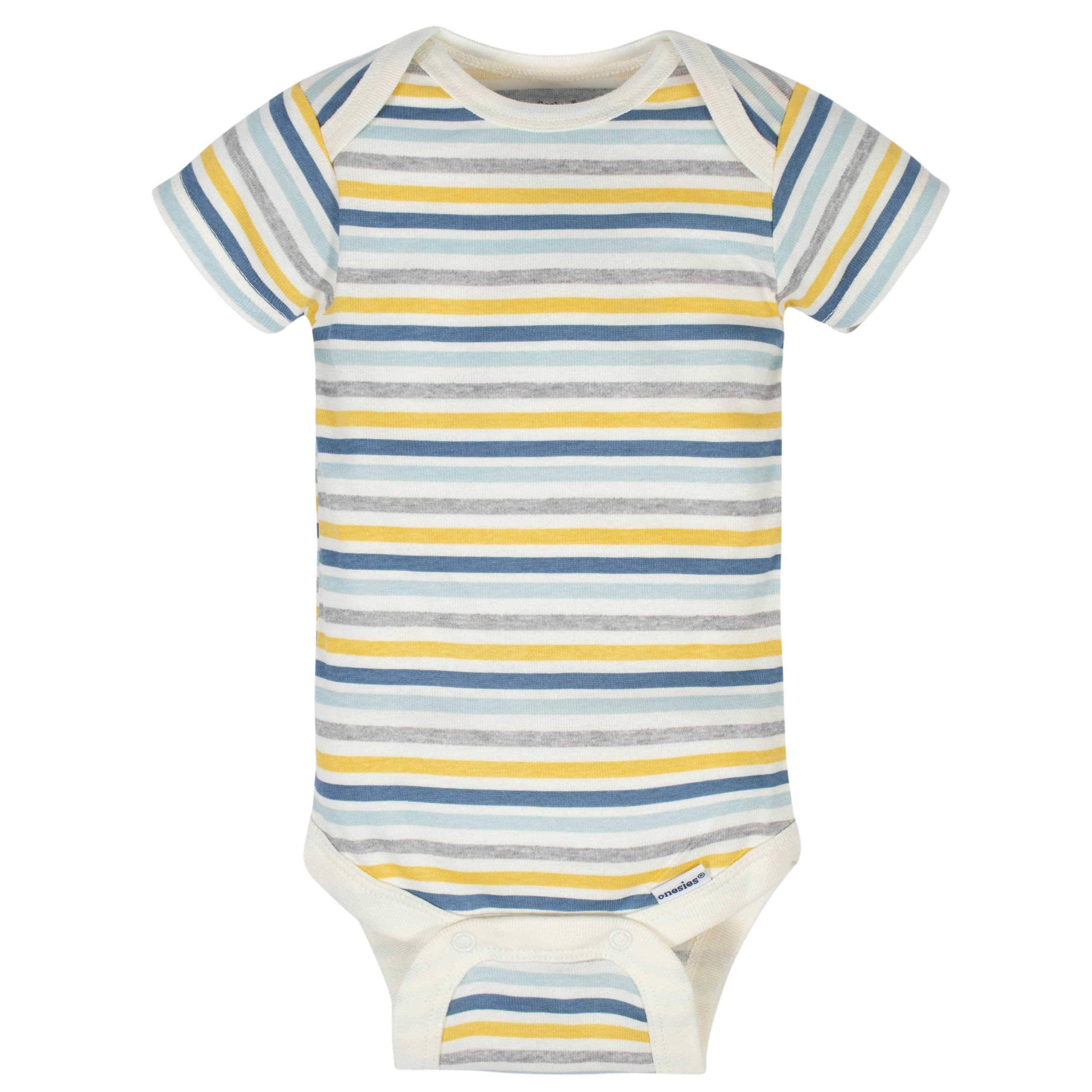 8-Pack Baby Boys Dinosaur Short Sleeve Onesies® Bodysuits-Gerber Childrenswear