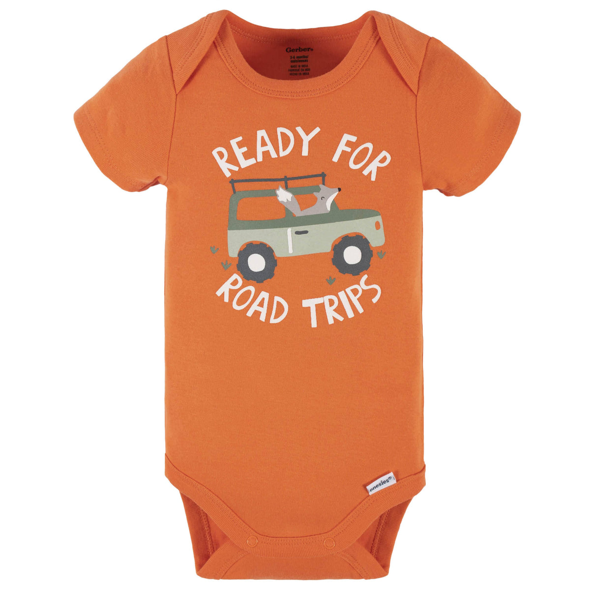 4-Piece Baby Boys Camping Fun Onesies® Bodysuit, Tee, Shorts & Pant Set-Gerber Childrenswear