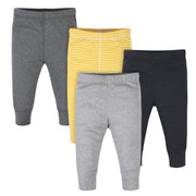 4-Pack Baby Boys Yellow Stripes Pants-Gerber Childrenswear